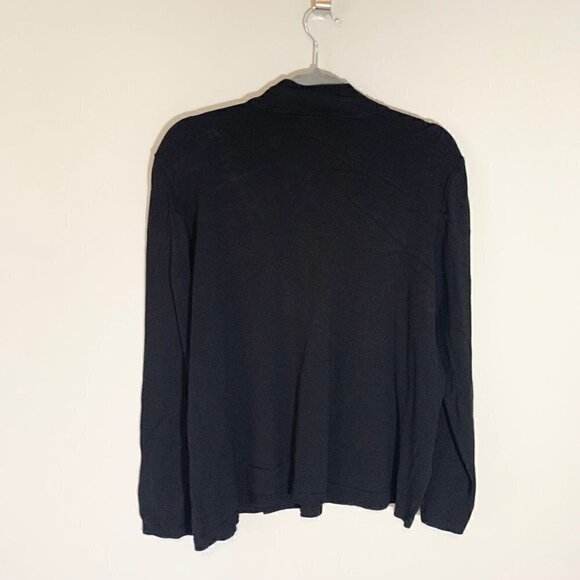 Chico's mock turtleneck lighweight long sleeve pullover sweater - Picture 6 of 9